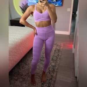 Two pieces purple workout set size S
